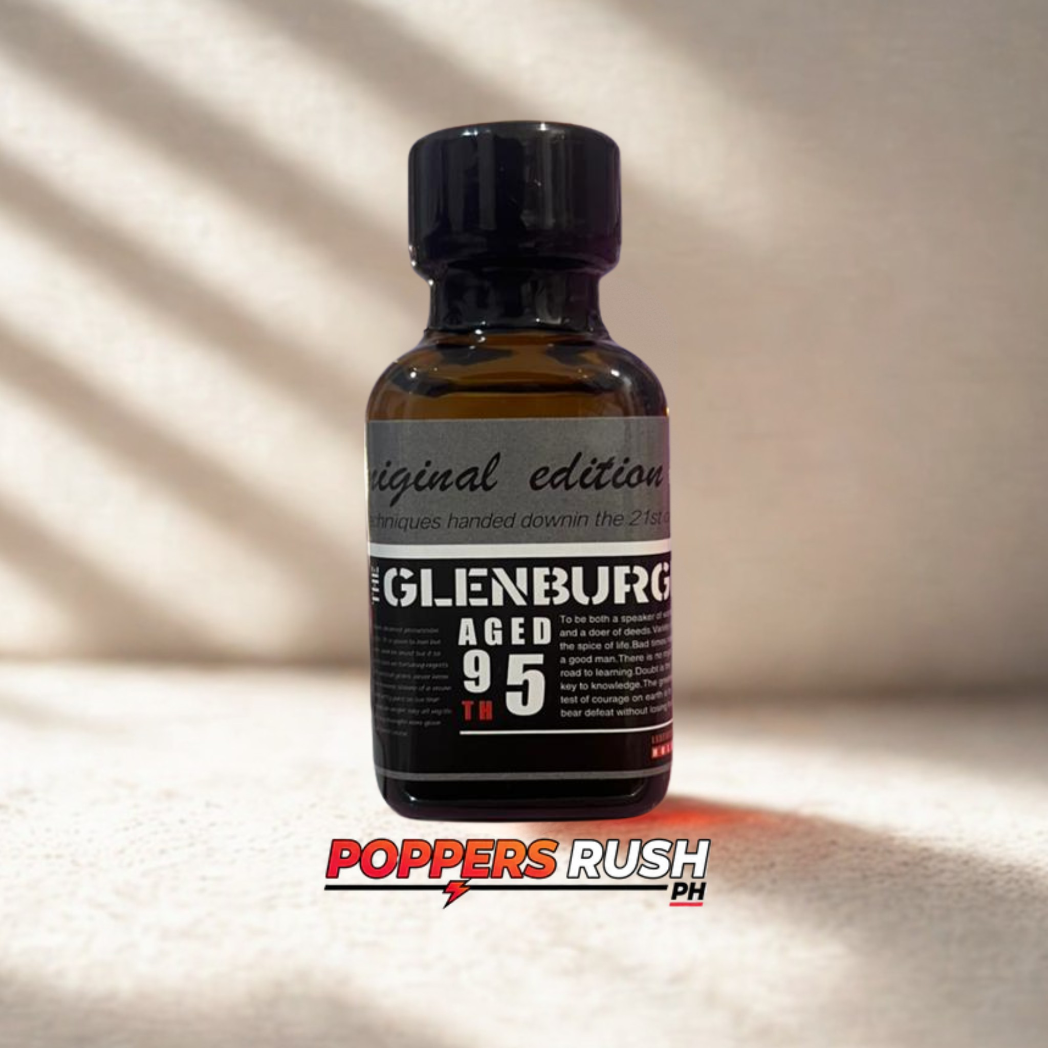 The Glenburgie Black 30ml Poppers | POPPERS RUSH PH