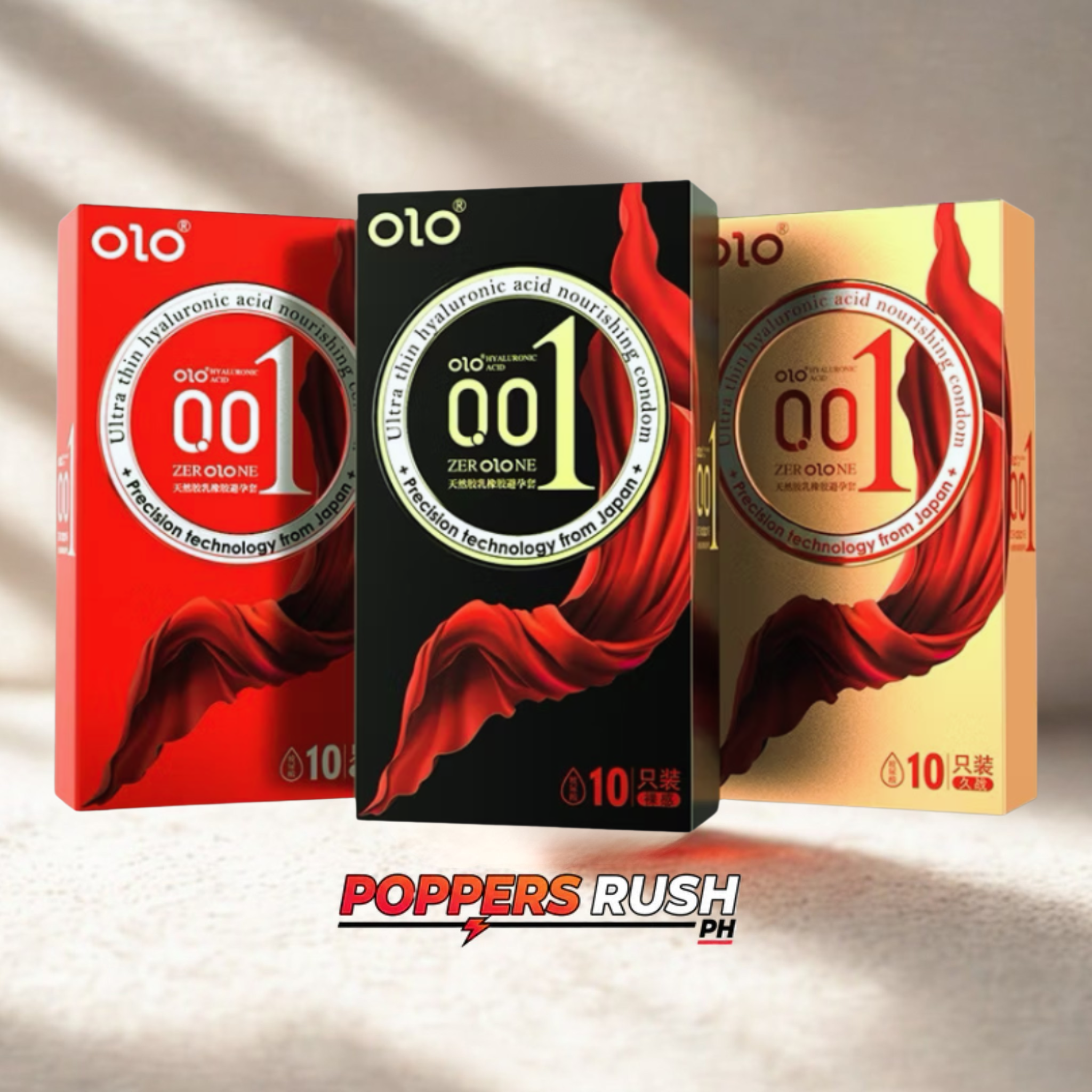 OLO 001 Ultra Thin Condoms 10pcs - Premium