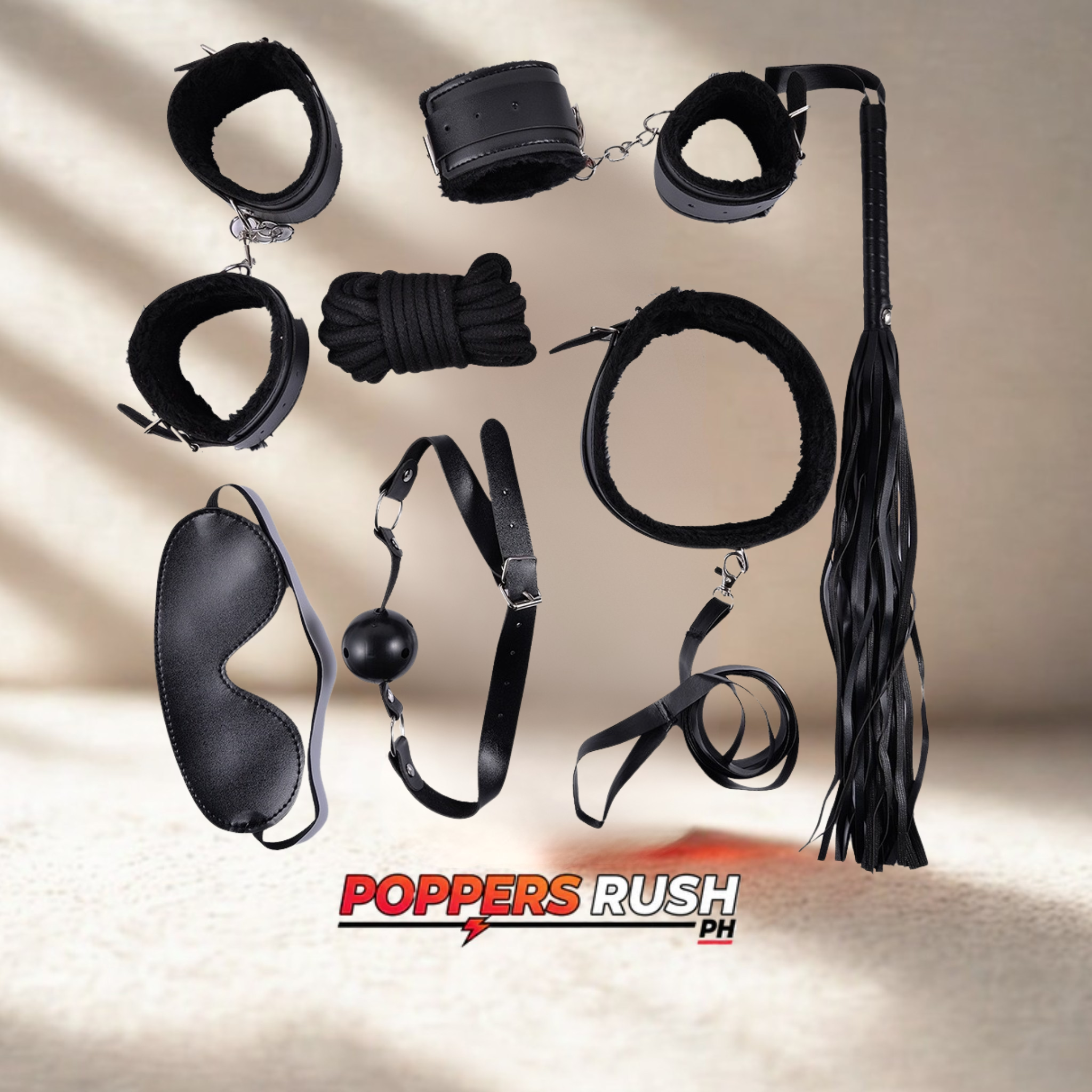 Himeros BDSM Bondage Set 7pcs Pack | POPPERS RUSH PH