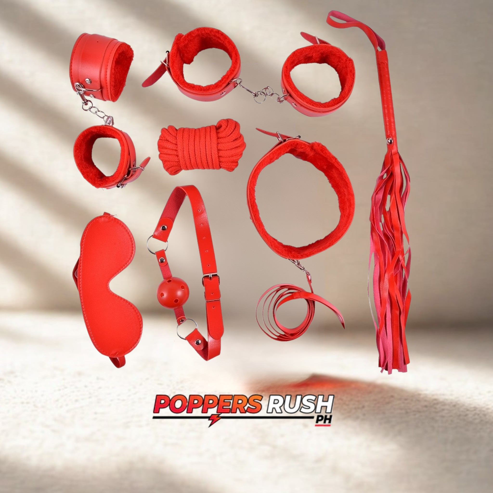 Himeros BDSM Bondage Set 7pcs Pack | POPPERS RUSH PH